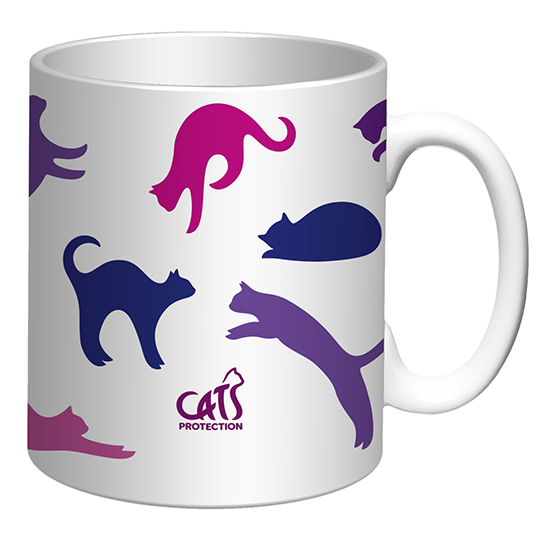 Cats Protection Cat Silhouettes Mug