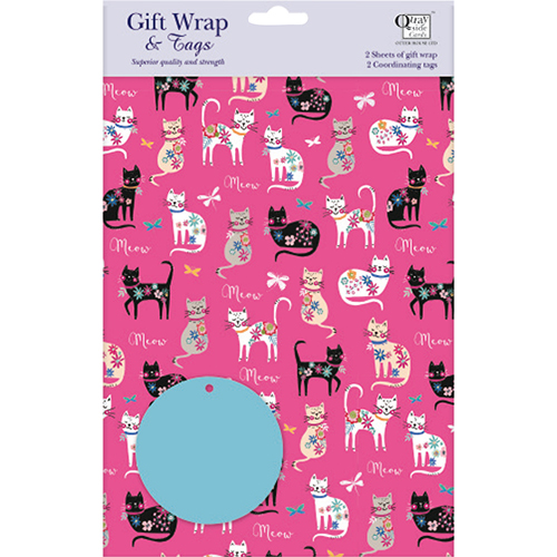 Cats meow gift wrap