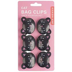 Bag clips - black cats