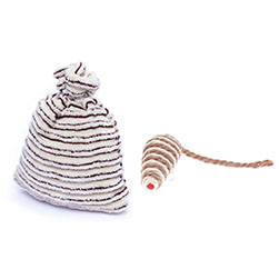 CP Catnip Toys Sisal Mouse (2)